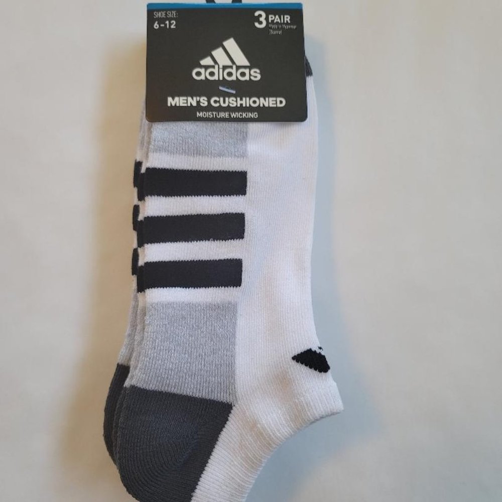 adidas Men's Cushioned Socks 3 pair